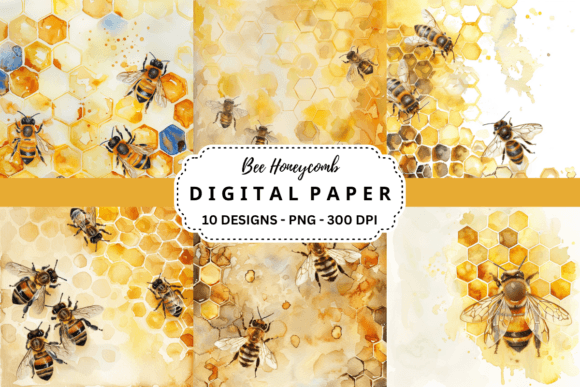 Bee Honeycomb Backgrounds: A Design Asset for Modern Creators