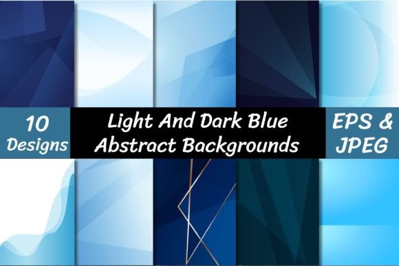 Blue Abstract Backgrounds: A Designer's Toolkit