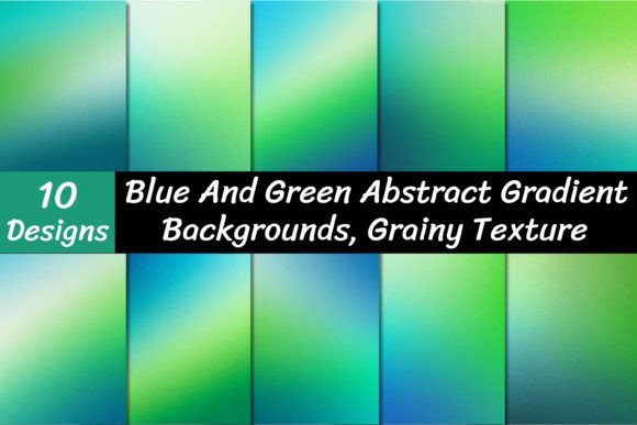 Blue and Green Gradient Backgrounds: Elevate Your Visuals