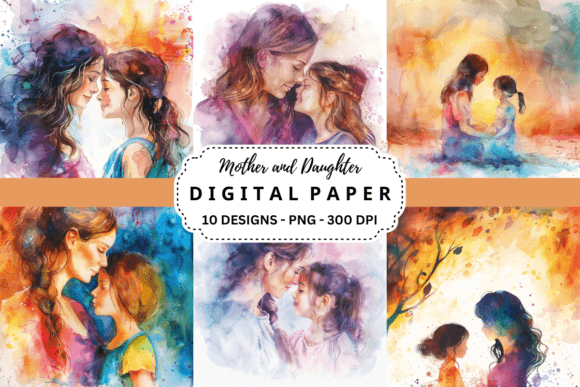Mother and Daughter Backgrounds: Crafting Visual Connection