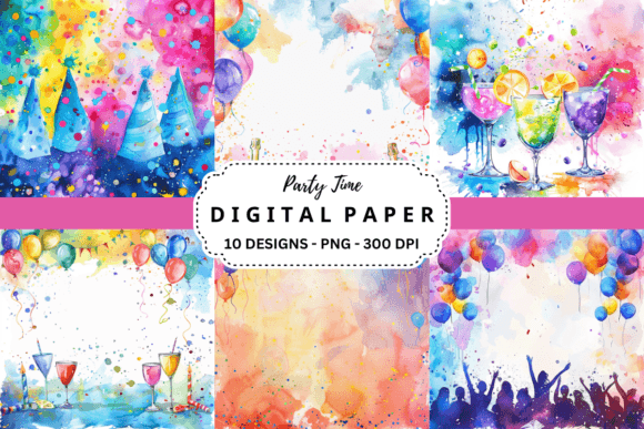 Party Time Backgrounds: Vibrant Digital Assets for Every Celebration