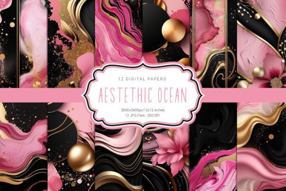 Pink & Gold Luxurious Backgrounds: Elevate Your Designs