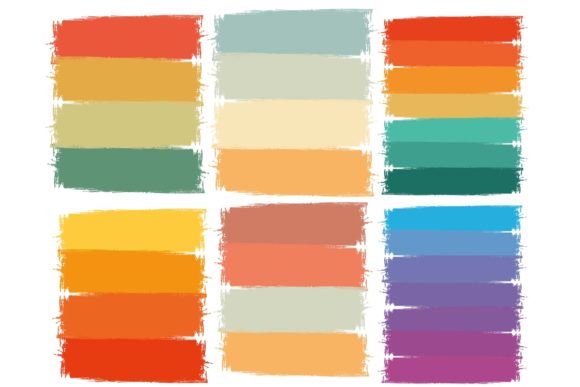 Retro Backgrounds Vaporwave Sunset 6 Set: Nostalgic Design Power