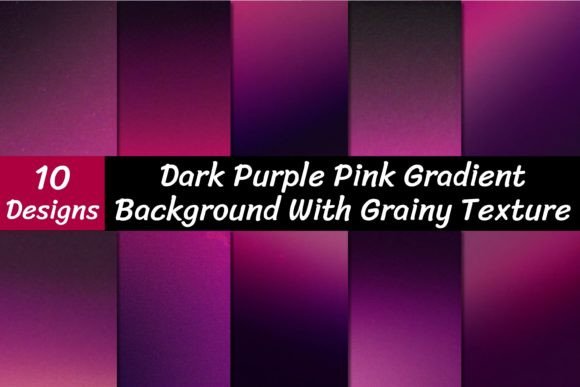 Rich Visual Depth: Dark Purple Pink Gradient Backgrounds