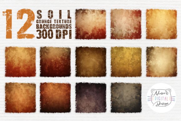 Soil Grunge Texture Backgrounds: A Vintage Touch for Modern Projects