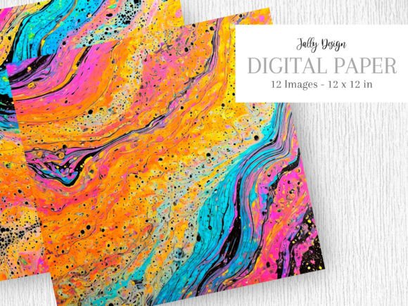 Unleashing Vibrant Energy with Colorful Neon Powder Texture Backgrounds